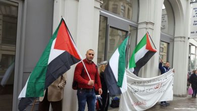 لجان فلسطين الديمقراطية / المانيا في الذكرى الاربعين للشهيد البطل الرفيق عمر النايف وقفة شجب واستنكار