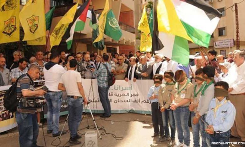 اعتصام لفتح وحماس في طرابلس تضامنا مع الاسرى في السجون الاسرائيلية