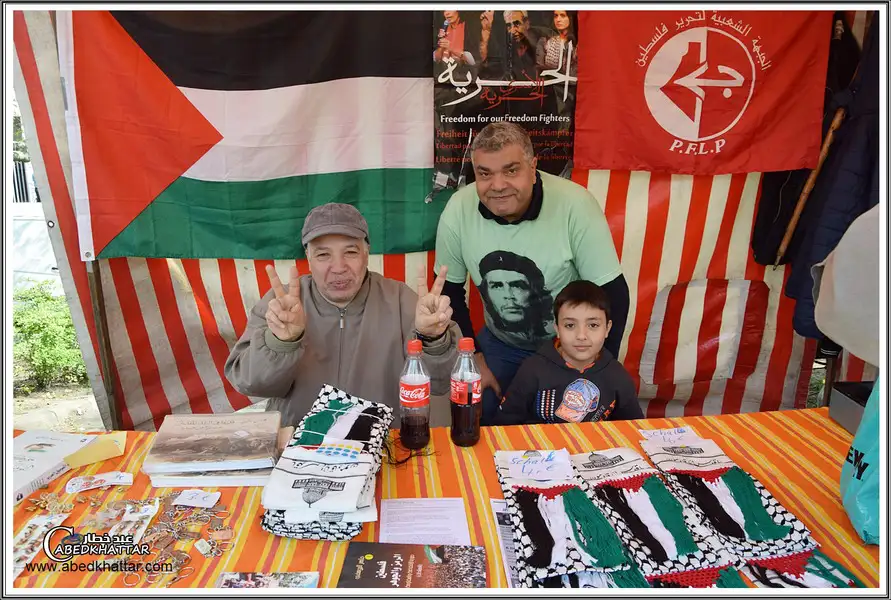 مشاركة لجان فلسطين الديمقراطية بإحتفالات الاول من ايار في برلين