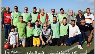 فوز فريق أنصار نادي شبيبة فلسطين على فريق مجموعة منتخب اندبة مخبم البداوي