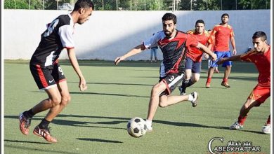 تعادل فريق نادي شبيبة فلسطين وفريق الدرة ضمن دوري شهر رمضان 2016