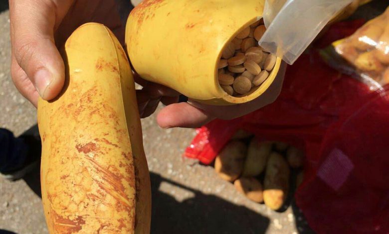 400 ألف حبة كبتاغون داخل حبات بطاطا