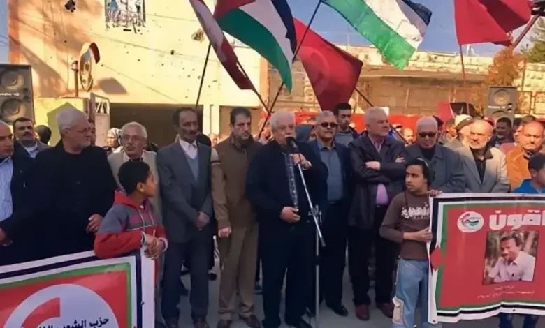 إحياء للذكرى الـ 35 لإعادة التأسيس نظم حزب الشعب الفلسطيني في صيدا