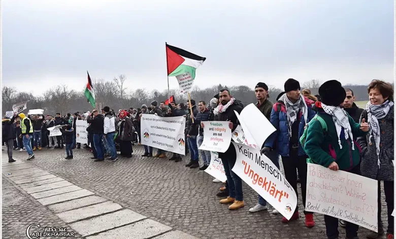 مبادرة حق اللجوء الفلسطيني في ألمانيا تحت شعار نحن نحب الحياة ما استطعنا إليها سبيلا