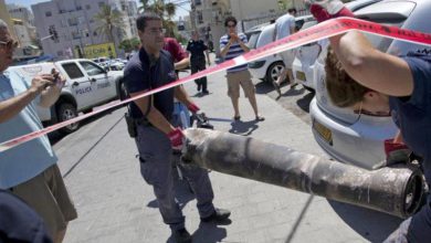 سقوط صاروخ من غزة في ساحل عسقلان