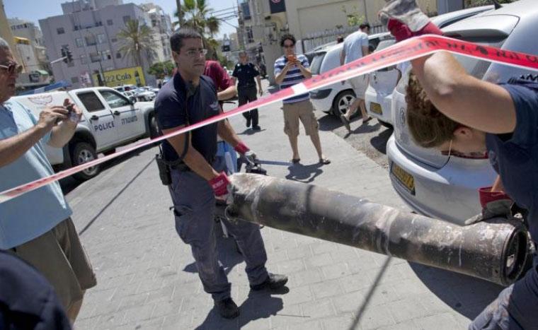 سقوط صاروخ من غزة في ساحل عسقلان