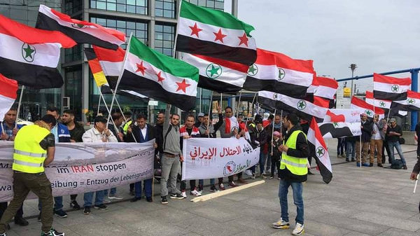 تظاهرة في برلين ضد الاحتلال الإيراني للأهواز