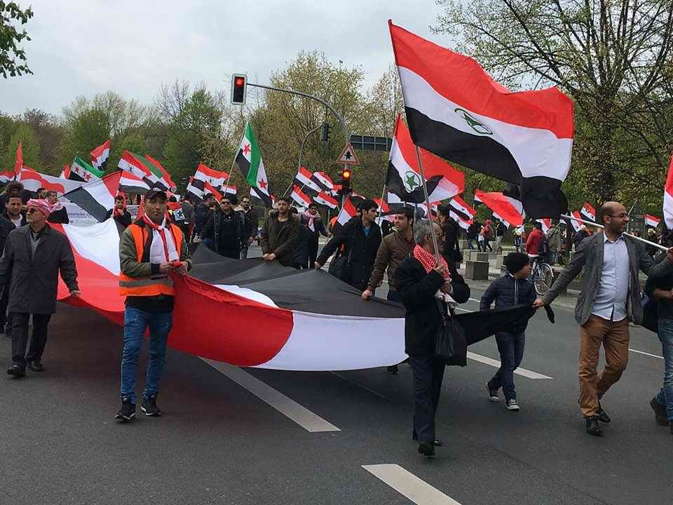 تظاهرة في برلين ضد الاحتلال الإيراني للأهواز