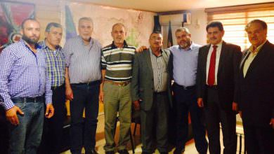 لجنة أصدقاء الأسير يحيى سكاف تزور القومي في حلبا