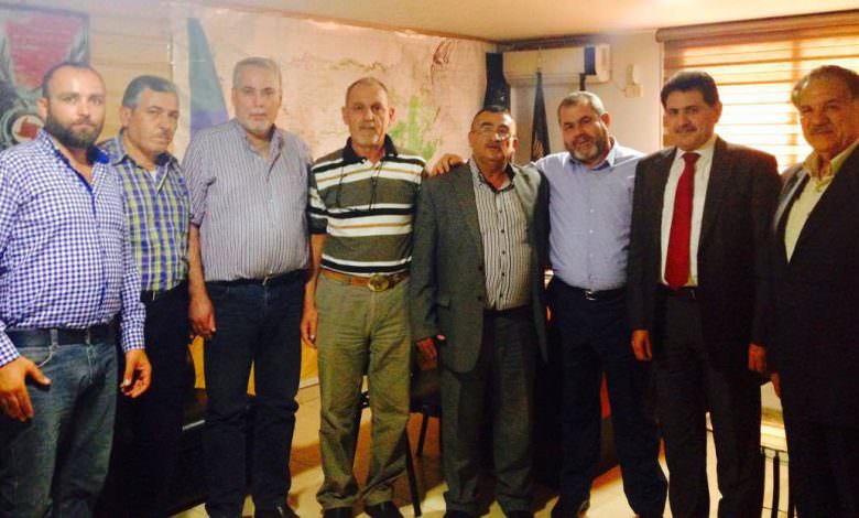 لجنة أصدقاء الأسير يحيى سكاف تزور القومي في حلبا