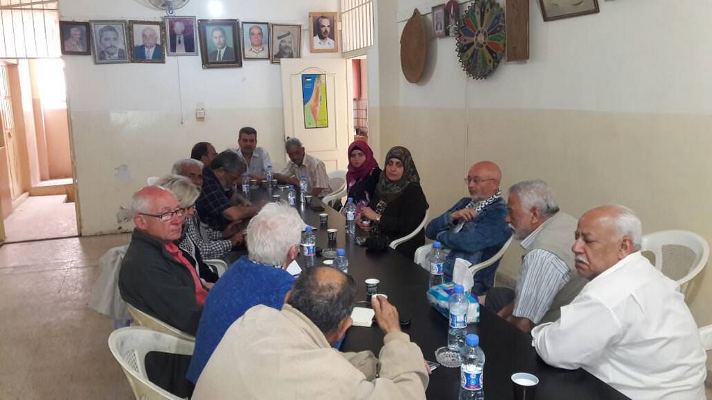 اللجنة الشعبية الفلسطينية في مخيم البداوي تستقبل وفدا فرنسيا