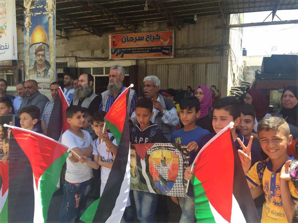 المكتب الطلابي لحركة فتح في الشمال يحي ذكرى نكبة فلسطين في مخيم البداوي