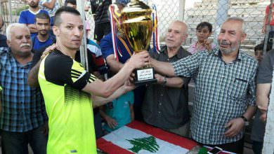 فوز منتخب مخيم البداوي على منتخب نهر البارد بكأس دورة الشهيد أبو محمود قشقوش