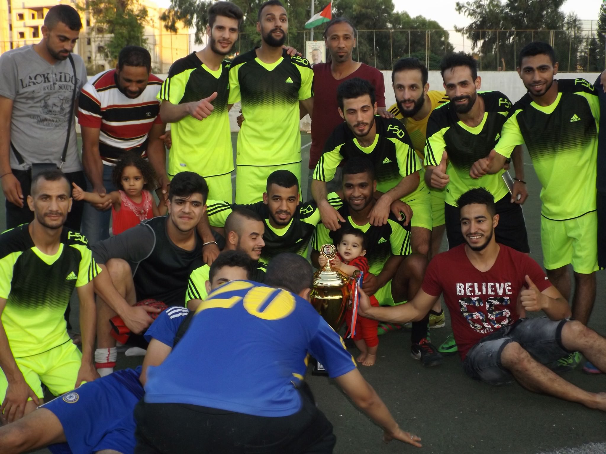 فوز منتخب مخيم البداوي على منتخب نهر البارد بكأس دورة الشهيد أبو محمود قشقوش