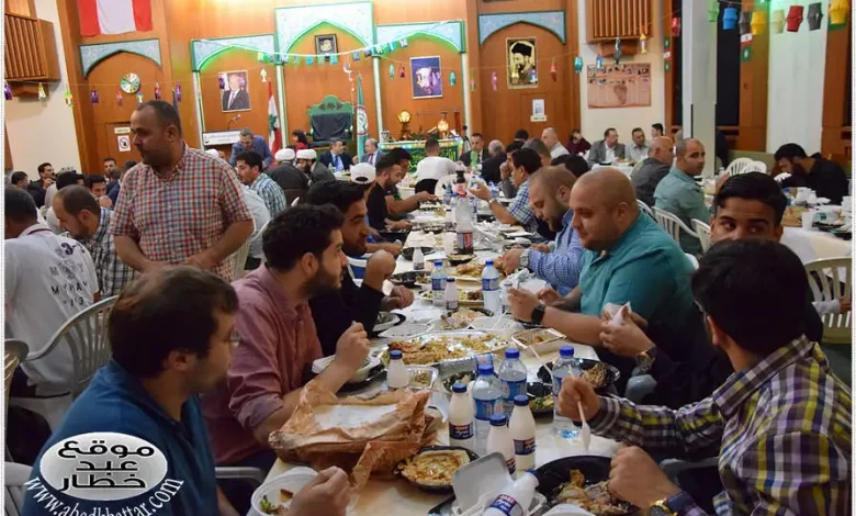 مأدبة افطار رمضان السنوية لجمعية أمل اللبنانية الإلمانية