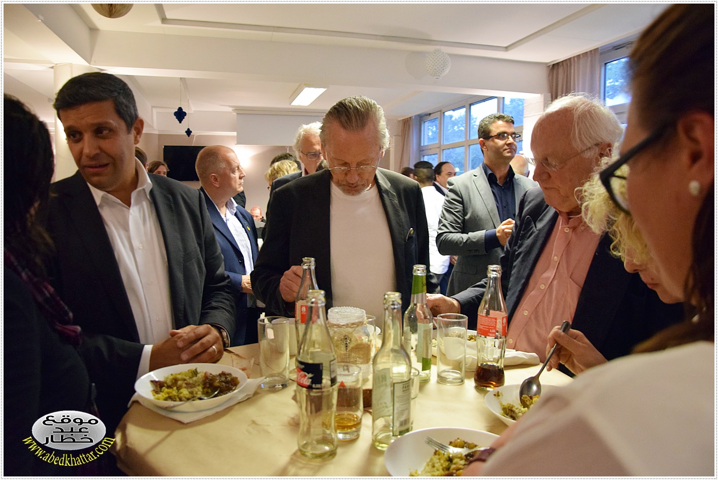 رائد صالح زعيم الكتلة البرلمانية لحزب الاسبيدي في برلين يحتفل بعيد ميلاده الأربعين
