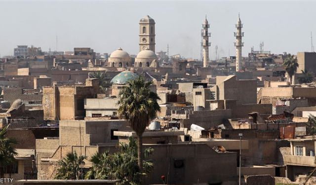 داعش ينسف جامع البغدادي ومنارته الحدباء