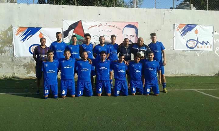 فوز نادي الخليل على نادي العودة بنتيجة 8 - 2 في مخيم البداوي
