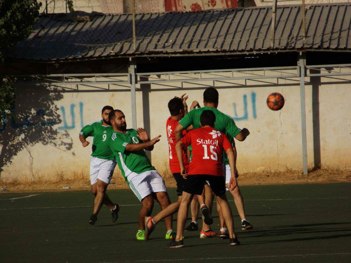 فوز نادي الدرة على نادي اليرموك بنتيجة هدفين مقابل هدف واحد
