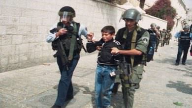 الشاباك وممارسة العنف الارهابي ضد أطفال فلسطين