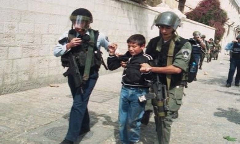الشاباك وممارسة العنف الارهابي ضد أطفال فلسطين