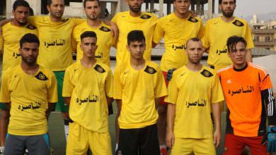 فوز نادي الصمود على نادي الناصرة بنتيجة 4 _ 1 على ارض ملعب فلسطين في مخيم البداوي