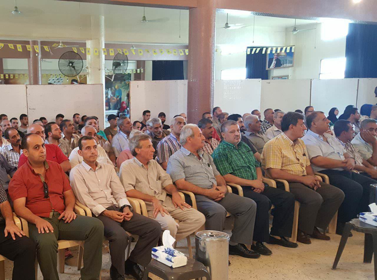 حركة فتح تكرم الحاج رفعت في مخيم البداوي