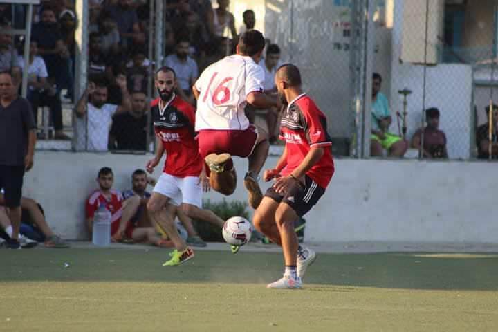 تعادل نادي الهلال و نادي الضفة بنتيجة 2 _ 2 على أرض ملعب فلسطين في مخيم البداوي