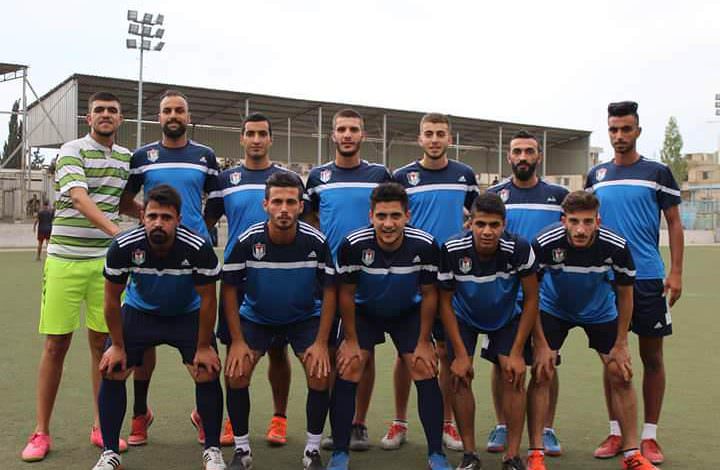 فاز نادي الاشبال على نادي الشبيبة بنتيجة 7 _ 0 على ارض ملعب فلسطين في مخيم البداوي