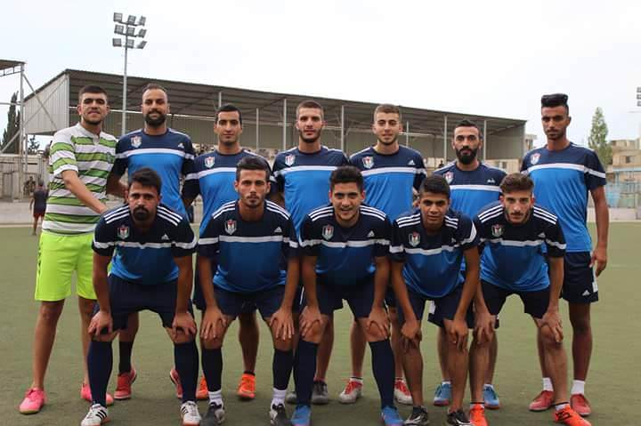 فاز نادي الاشبال على نادي الشبيبة بنتيجة 7 _ 0 على ارض ملعب فلسطين في مخيم البداوي
