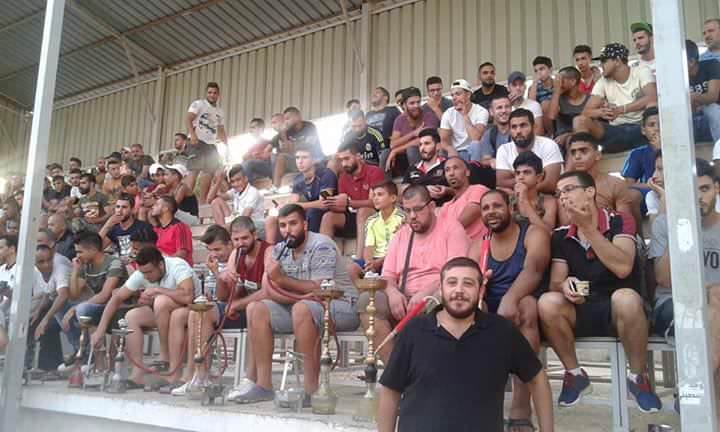 فاز نادي الضفة على نادي التنمية على ارض ملعب فلسطين في مخيم البداوي