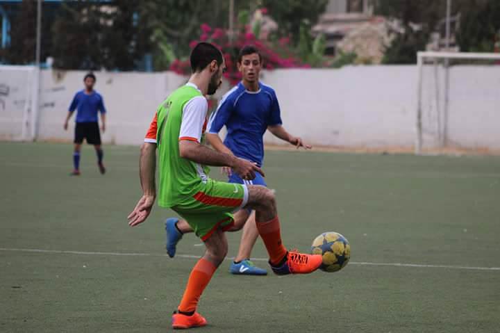 فاز نادي النتمية على العودة بنتيجة 8 _ 1 على ارض ملعب فلسطين في مخيم البداوي