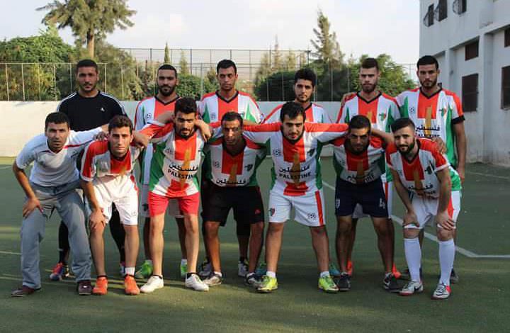 فاز نادي فلسطين على نادي العودة بنتيجة 3 _ 1على ارض ملعب فلسطين في مخيم البداوي