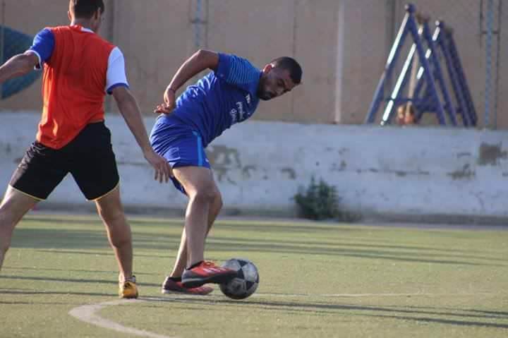 فوز نادي شهداء جنين على نادي الصمود بنتيجة 4 _ 3 على ارض ملعب فلسطين في مخيم البداوي