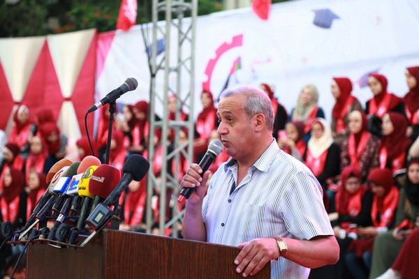 جبهة العمل الطلابي التقدمية تنظم المهرجان الطلابي الأضخم على مستوى قطاع غزة