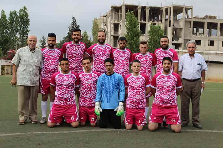 فاز نادي الاشبال على نادي الشبيبة بنتيجة 7 _ 0 على ارض ملعب فلسطين في مخيم البداوي