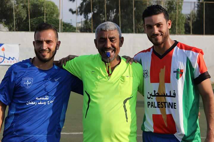 فاز نادي فلسطين على نادي العودة بنتيجة 3 _ 1على ارض ملعب فلسطين في مخيم البداوي