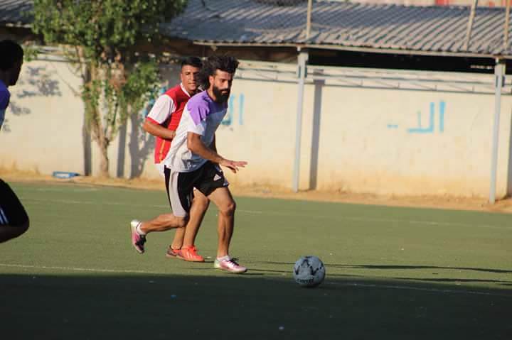 فاز نادي ألاجيال على نادي النجوم بنتيجة 6 _ 1 على ارض ملعب فلسطين في مخيم البداوي