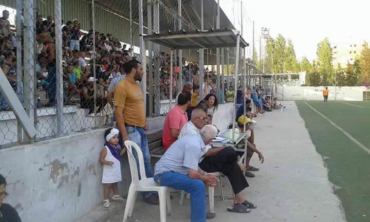 فاز نادي الضفة على نادي التنمية على ارض ملعب فلسطين في مخيم البداوي