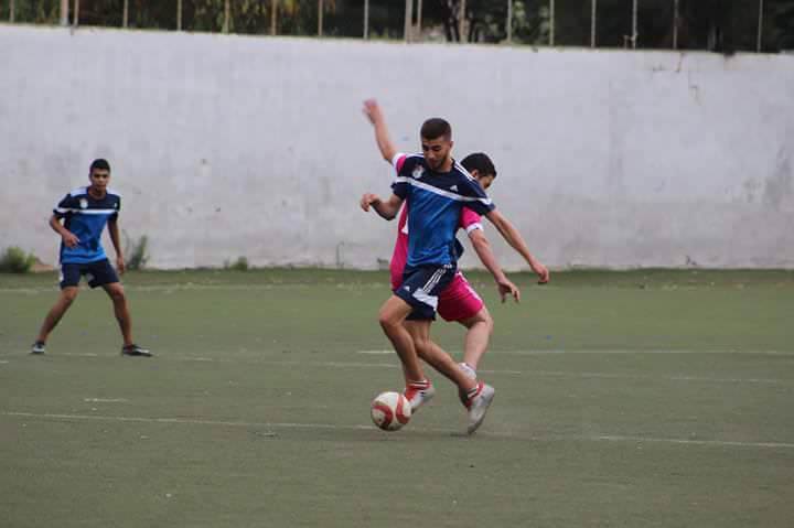 فاز نادي الاشبال على نادي الشبيبة بنتيجة 7 _ 0 على ارض ملعب فلسطين في مخيم البداوي