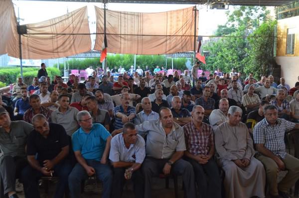 الشعبية بشمال غزة تنظم لقاءً جماهيرياً على شرف ذكرى استشهاد الرفيق أبو علي مصطفى