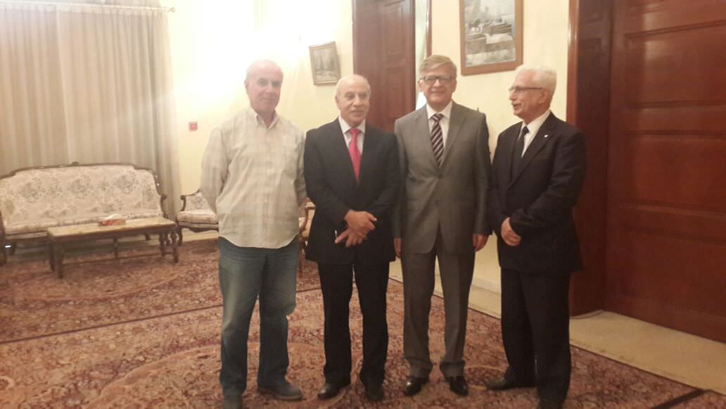 الجبهة الديمقراطية تلتقي السفير الروسي في لبنان