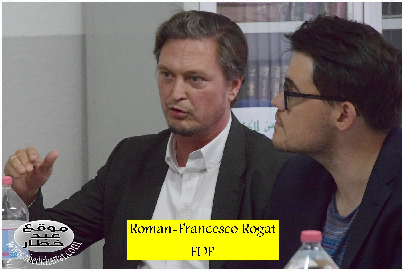 أمسية سياسية في رابطة الحولة الخيرية في برلين