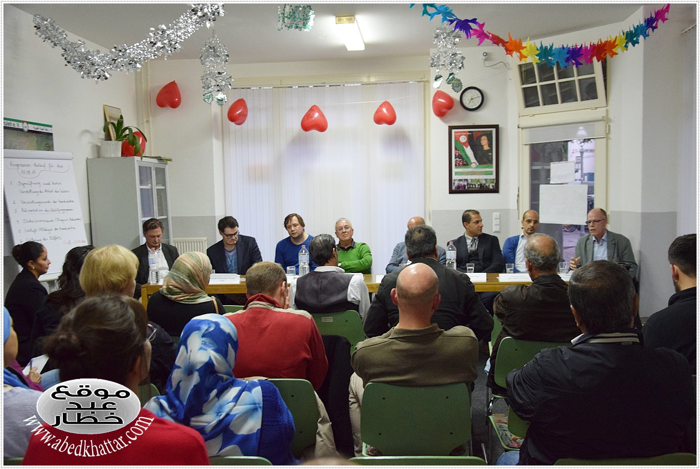 أمسية سياسية في رابطة الحولة الخيرية في برلين