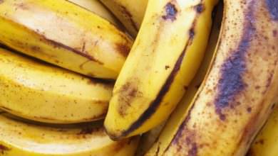 فوائد البقع الداكنة على قشر الموز