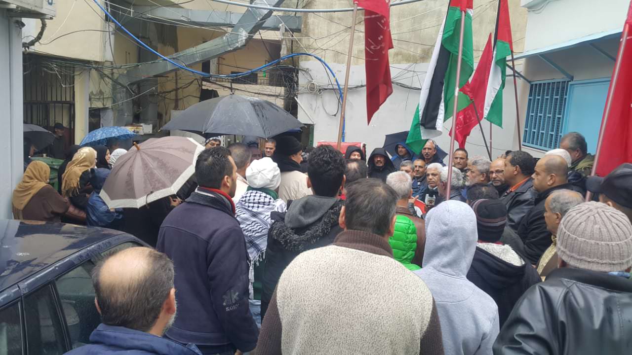 أعتصام لاتحاد لجان حق العودة في مخيم البداوي