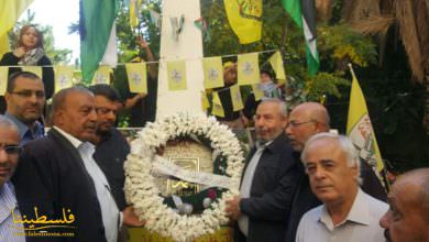 مسيرةُ أكاليل في مخيم البداوي في ذكرى استشهاد القائد ياسر عرفات