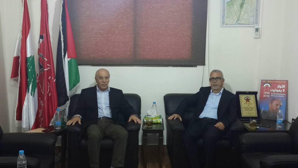 الديمقراطية تستقبل صفا وتعرض معه سبل دعم قضية الاسرى