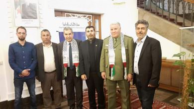 وفد من التّجمّع الفلسطيني في المانيا يقدم واجب العزاء في السّفارة الجزائريّة