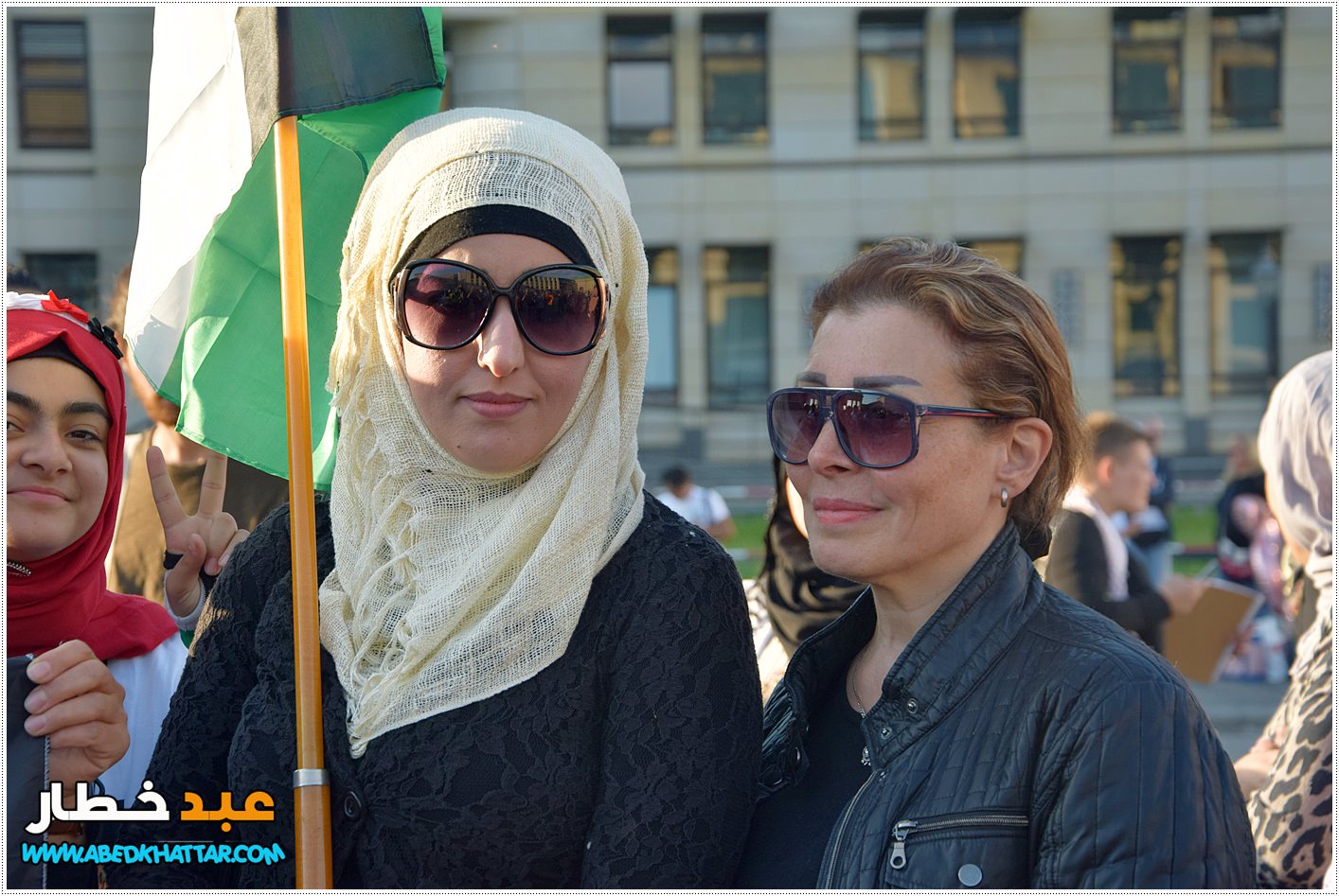 اللجنة الوطنية الفلسطينية تنظم وقفة جماهيرية أمام بوابة براندنبورغ التاريخية .استنكارا للعدوان المتواصل على شعبنا في فلسطين